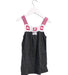A Grey Sleeveless Dresses from and the little dog laughed in size 2T for girl. (Back View)
