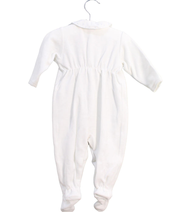 A White Onesies from Bonpoint in size 0-3M for girl. (Back View)