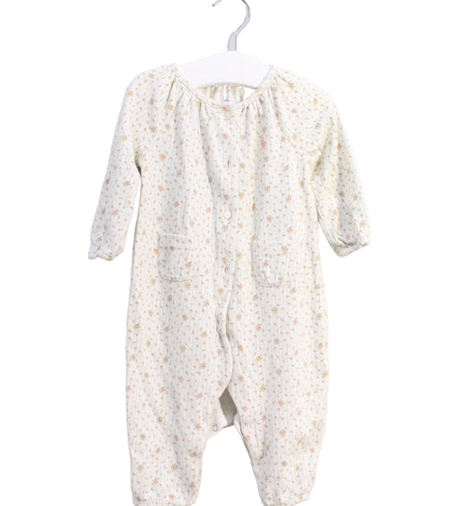 A Yellow Long Sleeve Jumpsuits from Ralph Lauren in size 3-6M for girl. (Front View)