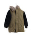 A Brown Coats from Global  Work in size 6T for girl. (Front View)
