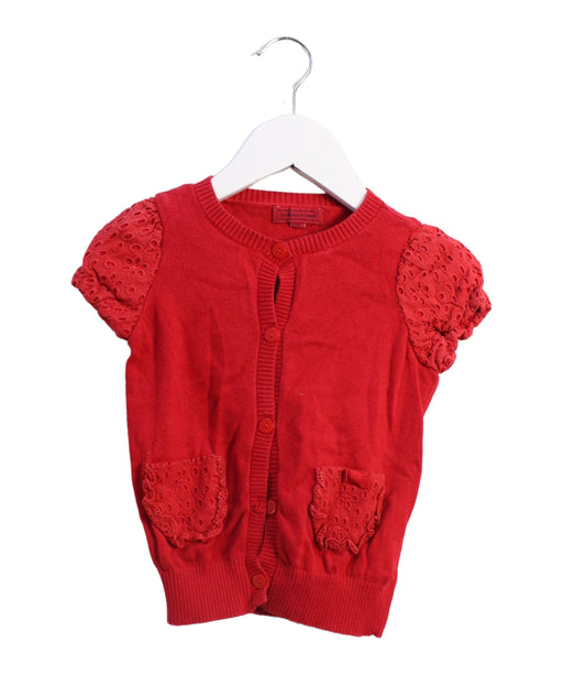A Red Cardigans from Nicholas & Bears in size 2T for girl. (Front View)