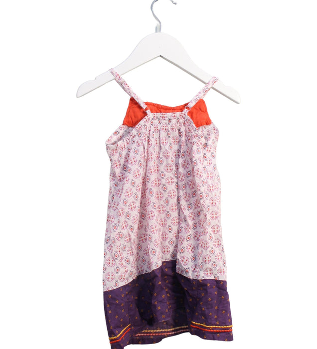 A Multicolour Sleeveless Dresses from La Compagnie des Petits in size 18-24M for girl. (Back View)