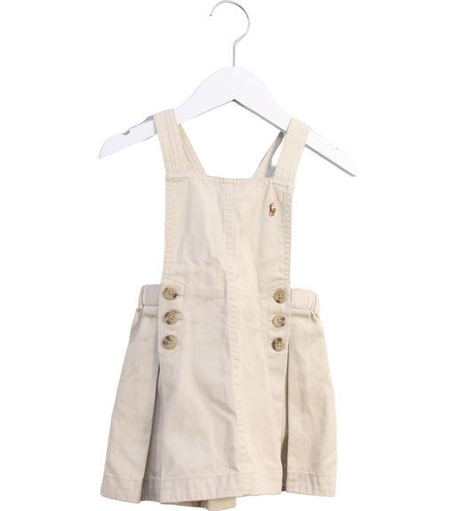 A Beige Overall Dresses from Ralph Lauren in size 18-24M for girl. (Front View)