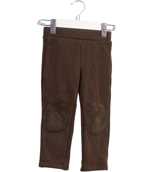 A Brown Casual Pants from La Compagnie des Petits in size 3T for girl. (Front View)