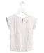 A White Short Sleeve Tops from Jacadi in size 4T for girl. (Back View)