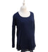 A Navy Long Sleeve Tops from Seraphine in size XS for maternity. (Front View)