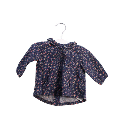 A Navy Long Sleeve Tops from Ralph Lauren in size 0-3M for girl. (Front View)