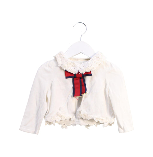 A White Cardigans from Nicholas & Bears in size 2T for girl. (Front View)