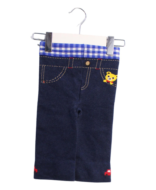 A Blue Casual Pants from Miki House in size 18-24M for boy. (Front View)