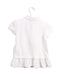 A White Short Sleeve Polos from Ralph Lauren in size 18-24M for girl. (Back View)