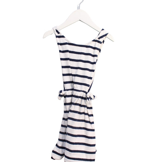 A Navy Sleeveless Dresses from Crewcuts in size 5T for girl. (Front View)