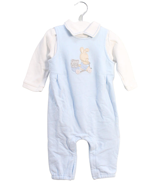 A Blue Long Sleeve Jumpsuits from Mayoral in size 0-3M for boy. (Front View)