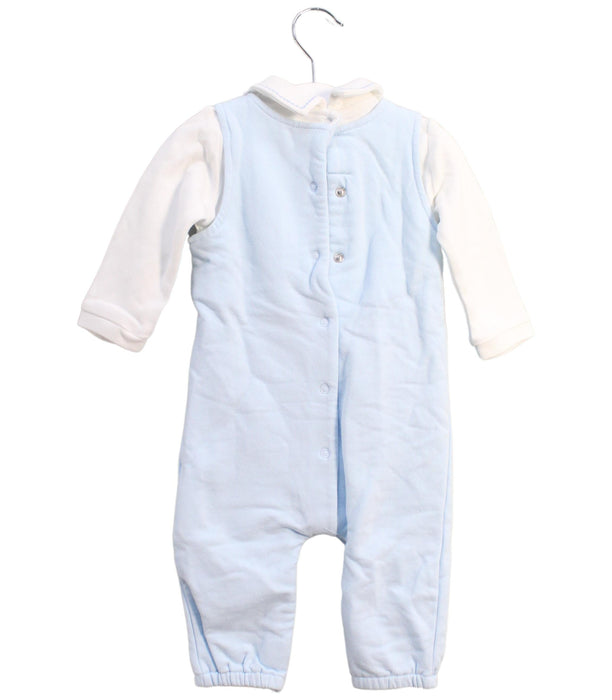 A Blue Long Sleeve Jumpsuits from Mayoral in size 0-3M for boy. (Back View)