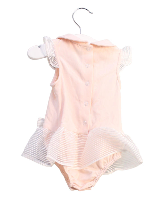 A Pink Sleeveless Bodysuits from Nicholas & Bears in size 0-3M for girl. (Back View)
