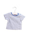 A White Short Sleeve T Shirts from Boden in size 0-3M for girl. (Front View)