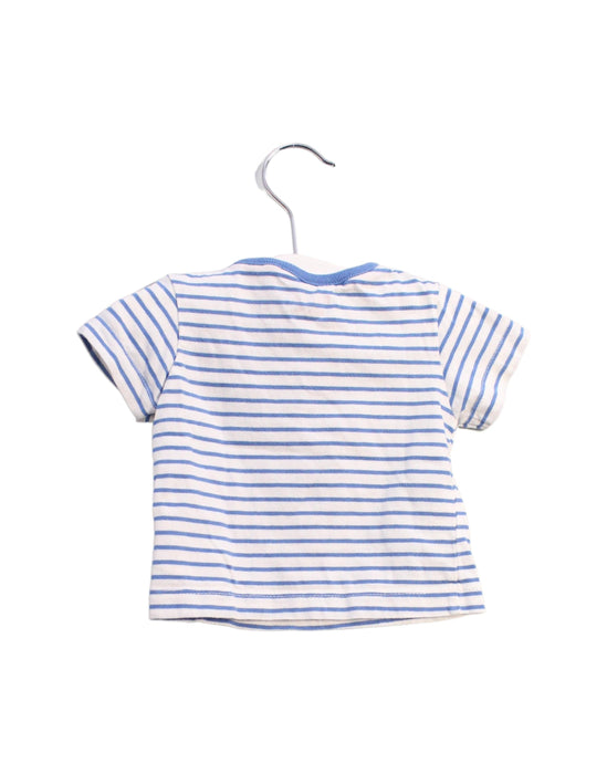 A White Short Sleeve T Shirts from Boden in size 0-3M for girl. (Back View)