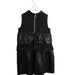 A Black Sleeveless Dresses from Sisley in size 6T for girl. (Back View)