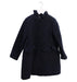 A Navy Coats from Il Gufo in size 6T for girl. (Front View)