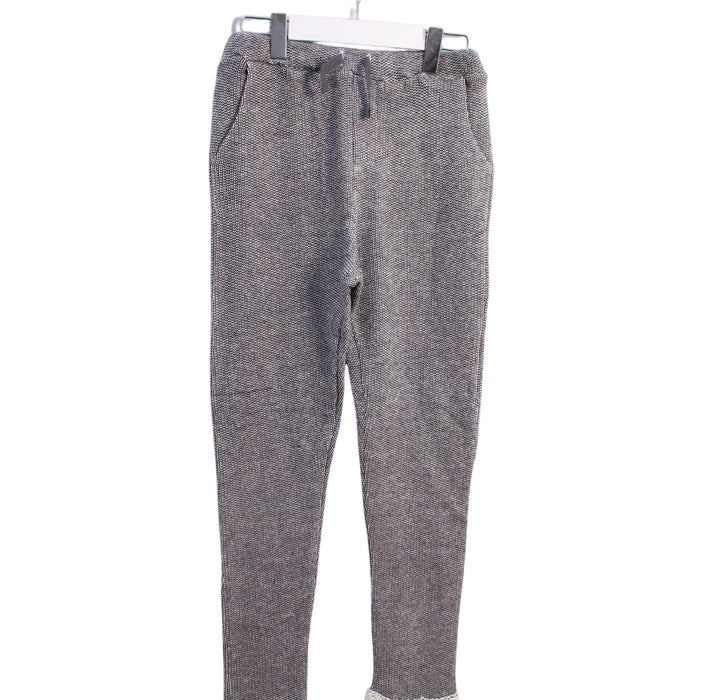 A Black Sweatpants from Arsène et les pipelettes in size 8Y for girl. (Front View)