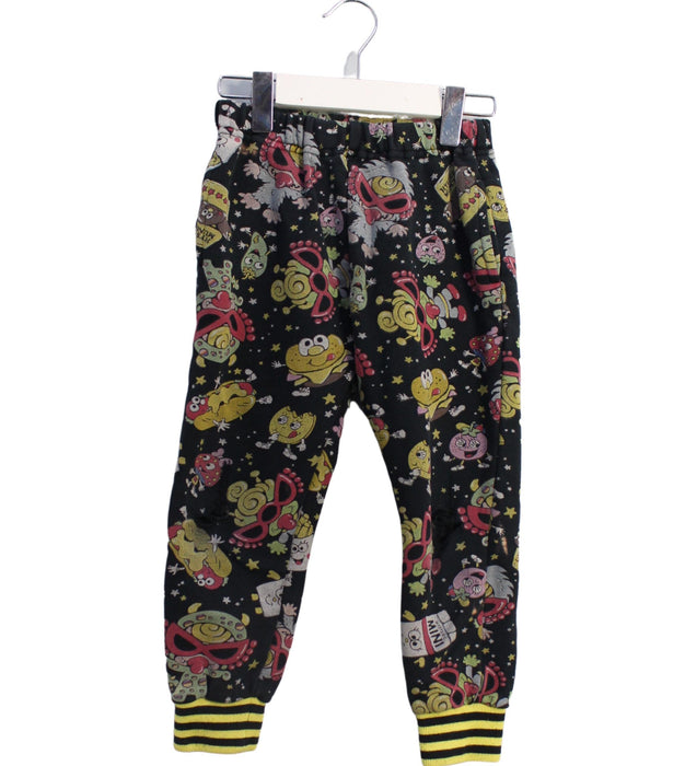 A Black Sweatpants from Hysteric Mini in size 4T for boy. (Front View)