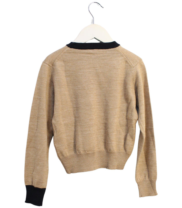 A Brown Knit Sweaters from Nº21 in size 6T for girl. (Back View)