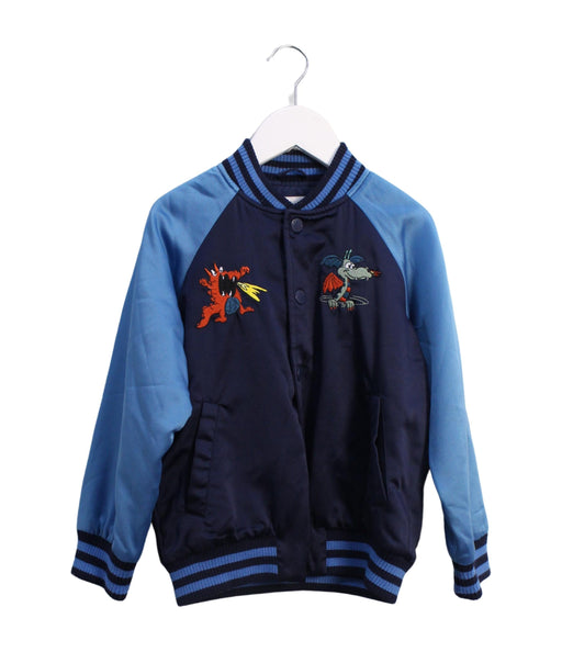 A Blue Lightweight Jackets from Stella McCartney in size 6T for boy. (Front View)