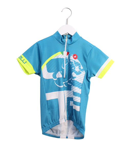 A Blue Active Tops from Castelli in size 8Y for boy. (Front View)