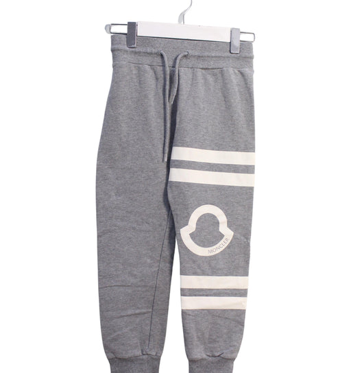 A Grey Sweatpants from Moncler in size 6T for boy. (Front View)