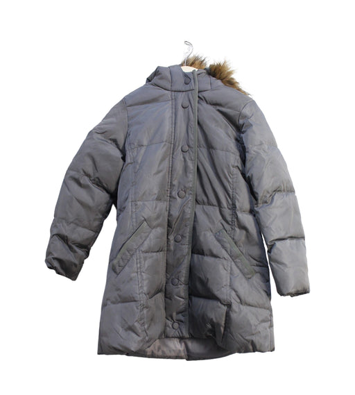 A Grey Puffer/Quilted Coats & Outerwear from Jacadi in size 4T for girl. (Front View)
