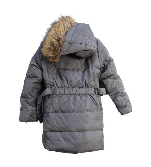 A Grey Puffer/Quilted Coats & Outerwear from Jacadi in size 4T for girl. (Back View)