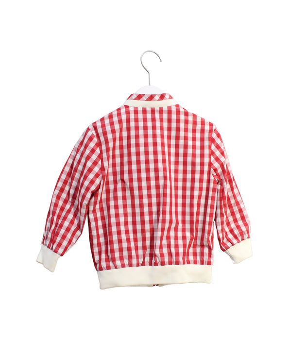 A Red Lightweight Jackets from Nicholas & Bears in size 3T for girl. (Back View)