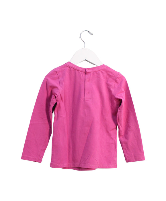 A Pink Long Sleeve Tops from Moschino in size 3T for girl. (Back View)