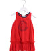 A Red Sleeveless Dresses from Moncler in size 4T for girl. (Front View)