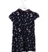 A Navy Short Sleeve Dresses from Bonpoint in size 3T for girl. (Back View)