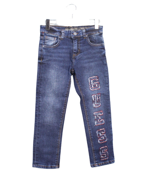 A Blue Jeans from Guess in size 5T for boy. (Front View)