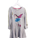 A Grey Long Sleeve Dresses from Monsoon in size 5T for girl. (Front View)