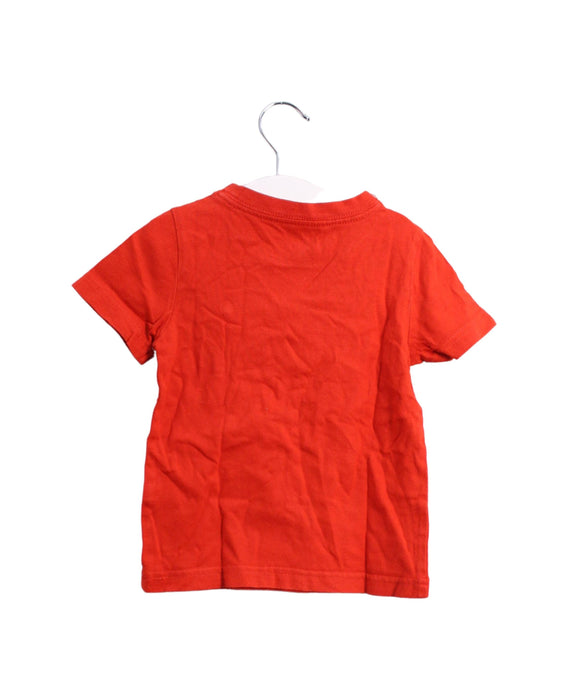 A Orange Short Sleeve T Shirts from Tommy Hilfiger in size 12-18M for boy. (Back View)