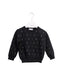 A Navy Crewneck Sweatshirts from A for Apple in size 18-24M for boy. (Front View)