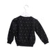 A Navy Crewneck Sweatshirts from A for Apple in size 18-24M for boy. (Back View)