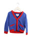 A Blue Cardigans from A for Apple in size 4T for boy. (Front View)