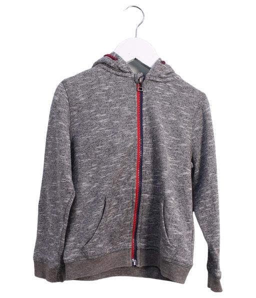 A Grey Lightweight Jackets from Galeries Lafayette in size 5T for boy. (Front View)