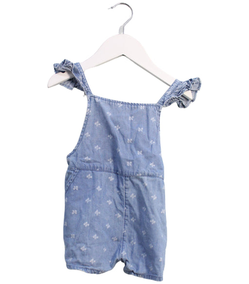 A Blue Overall Sets from Bout'Chou in size 18-24M for girl. (Front View)