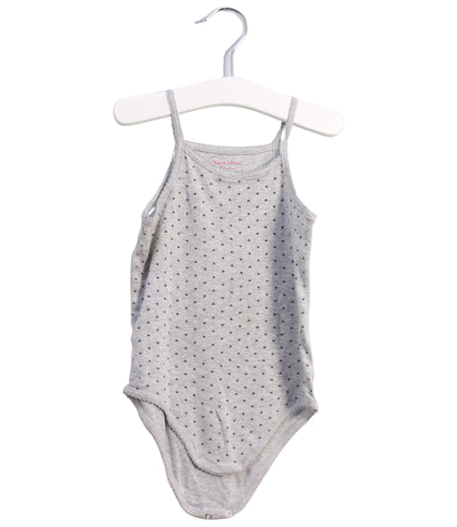 A Grey Sleeveless Bodysuits from Bout'Chou in size 18-24M for girl. (Front View)