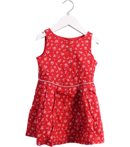A Red Sleeveless Dresses from Sergent Major in size 2T for girl. (Front View)