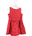 A Red Sleeveless Dresses from Sergent Major in size 2T for girl. (Back View)