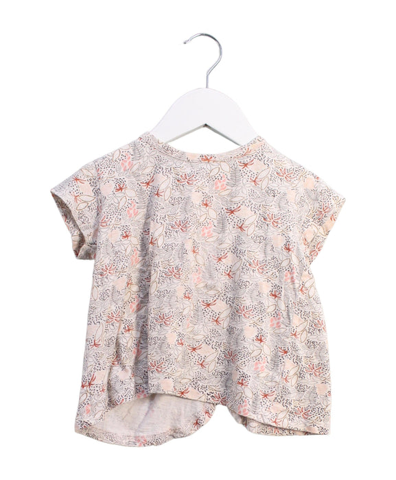 A Multicolour Short Sleeve Tops from Bout'Chou in size 18-24M for girl. (Front View)