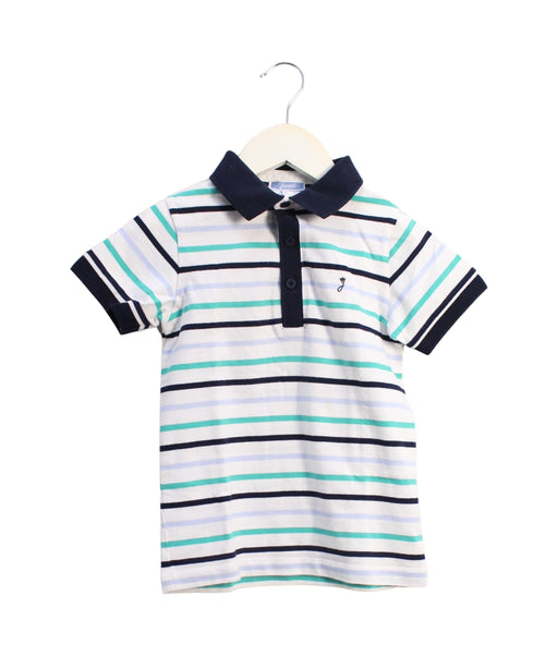 A Multicolour Short Sleeve Polos from Jacadi in size 6T for boy. (Front View)