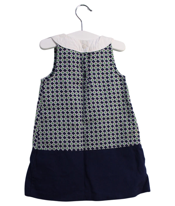 A Navy Sleeveless Dresses from Janie & Jack in size 18-24M for girl. (Back View)
