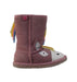 A Pink Winter Boots from EMU Australia in size 4T for girl. (Back View)