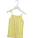 A Yellow Sleeveless Tops from Petit Bateau in size 8Y for girl. (Front View)